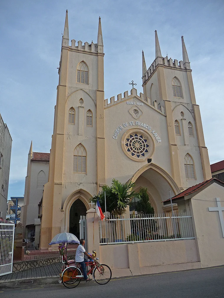 Melaka Chruch of St. Francis Xavier außen