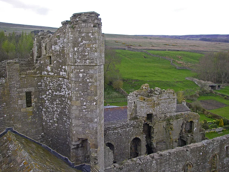 Yorkshire Bolton Castle Aussicht