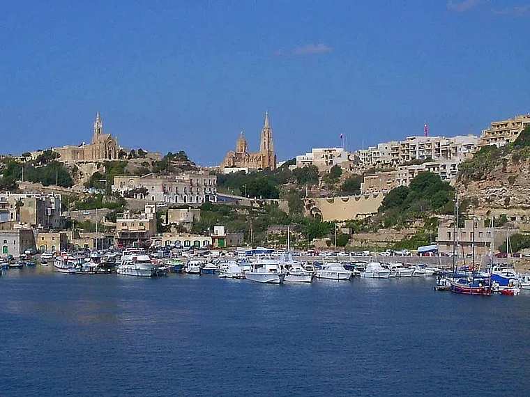 Malta Gozo Mgarr Hafen
