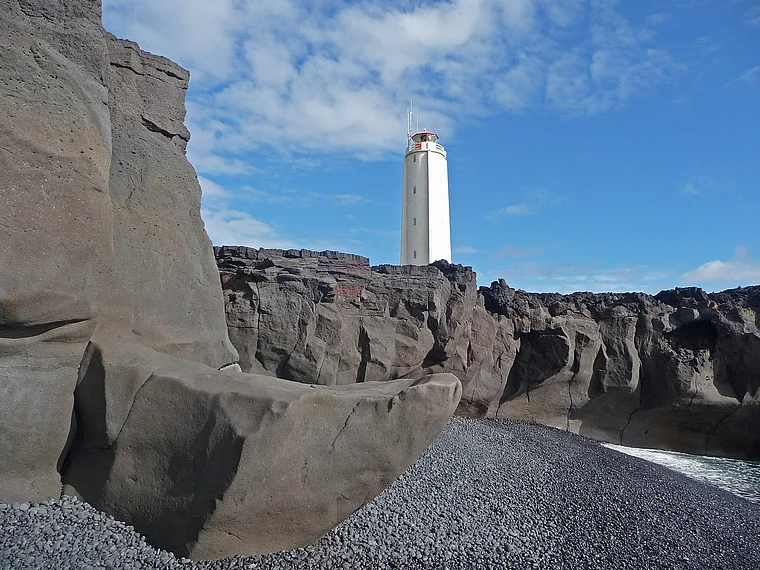 Island Arnarstapi Leuchtturm