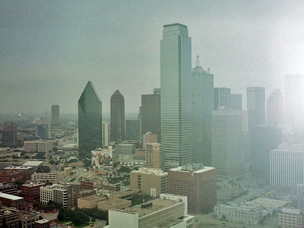 Dallas Texas Reunion Tower Ausblick