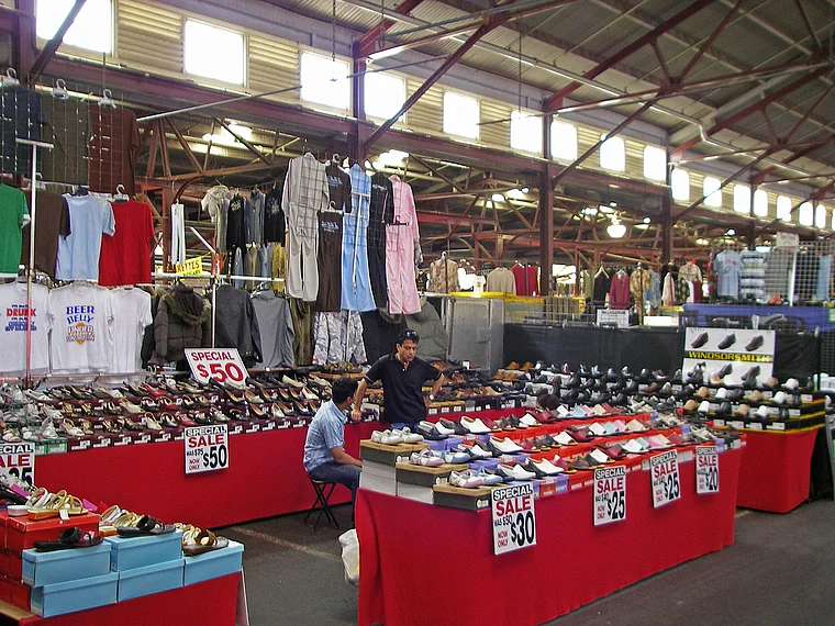 Melbourne Queen Victoria Market Schuhhändler