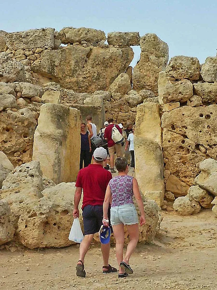 Malta Gozo Ggantija Eingang