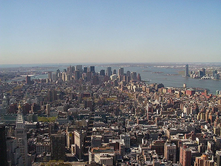 New York Empire State Building Ausblick nach Süden
