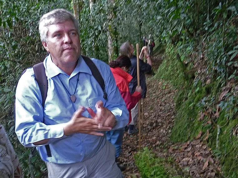 Ruanda Nyungwe National Park Professor Fischer