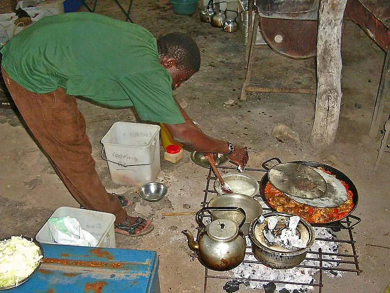 Tansania Safari Campingküche