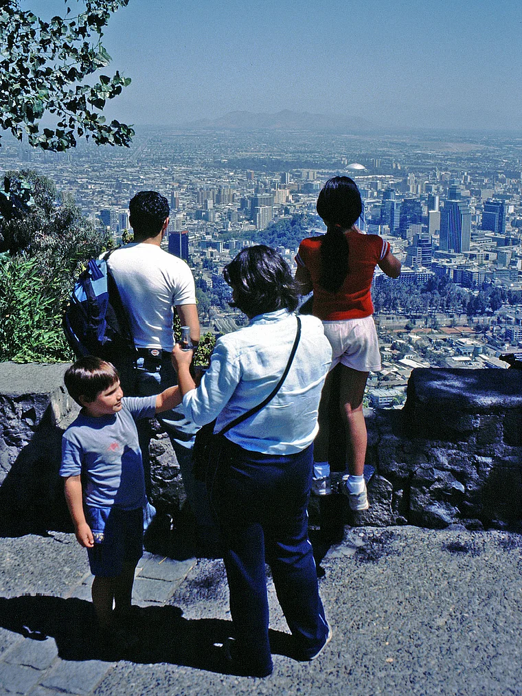 Chile Santiago Cerro de Santa Lucia Aussicht