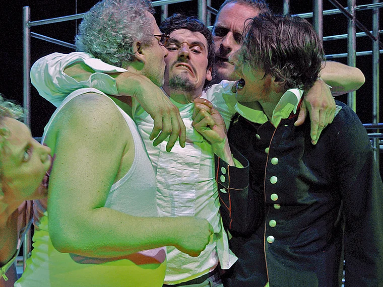 Göttingen Theater Vermessung der Welt Szene nah