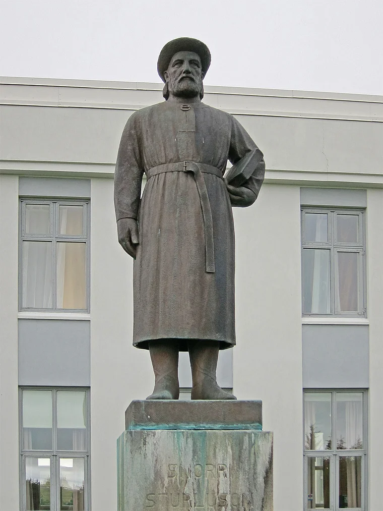 Island Reykholt Denkmal Snorri Sturluson