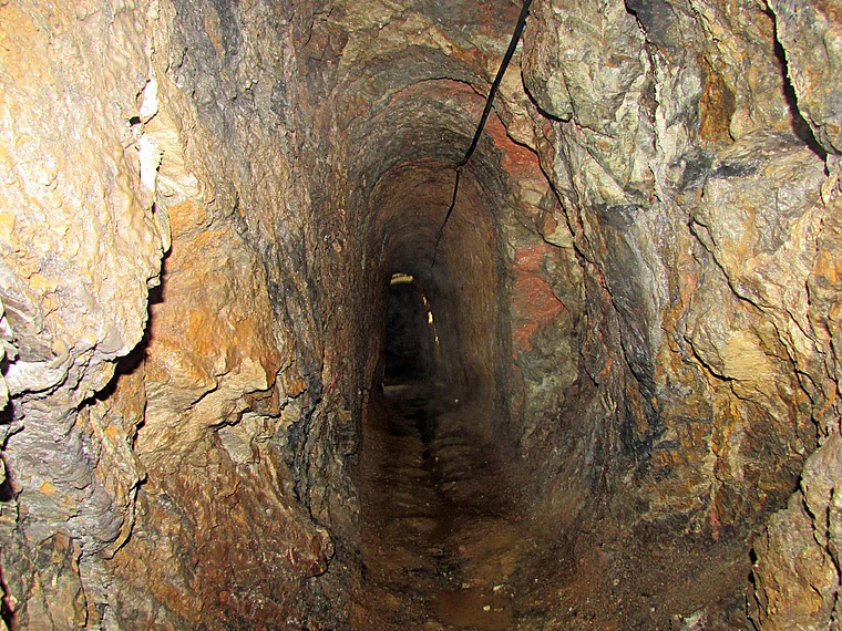 Bergfreiheit Besuchermine Stollen
