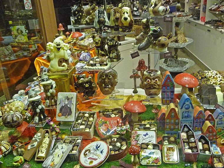 Brügge Schokolade Schaufenster