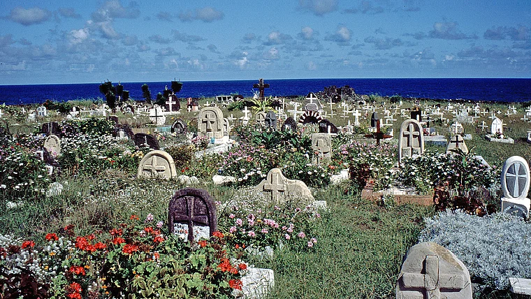 Osterinsel Hanga Roa Friedhof