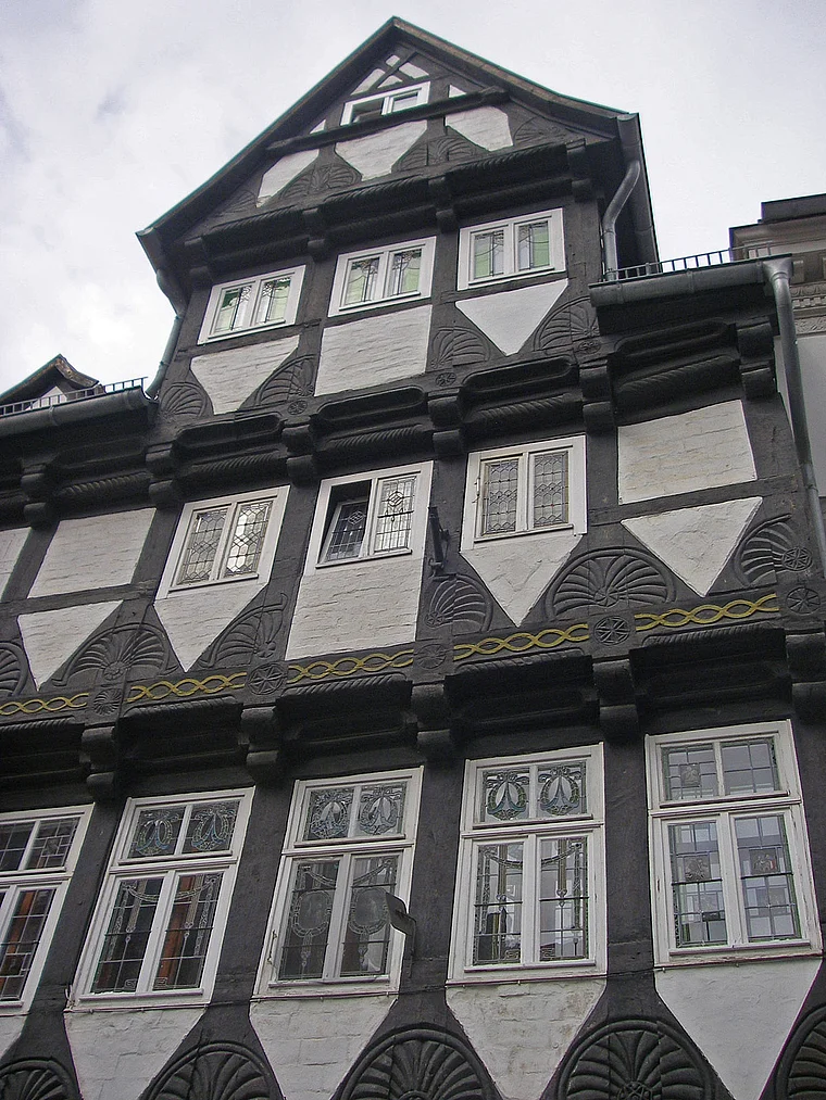 Quedlinburg Fachwerk Palmetten