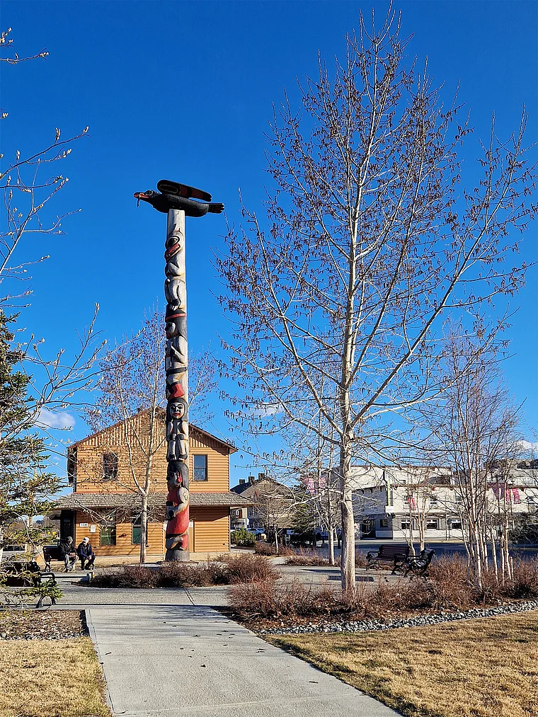 Yukon Whitehorse Totempfahl