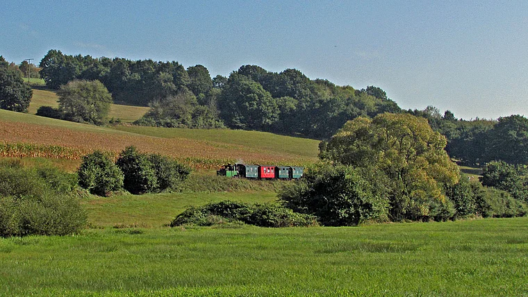 Bad Orb Schmalspurbahn von fern