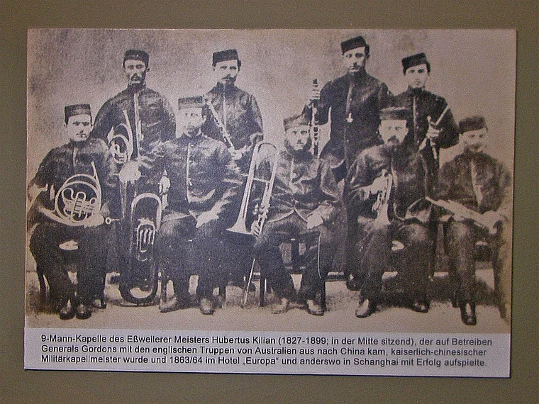 Kusel Musikantenlandmuseum Foto Hubvertus Kilian mit Kapelle