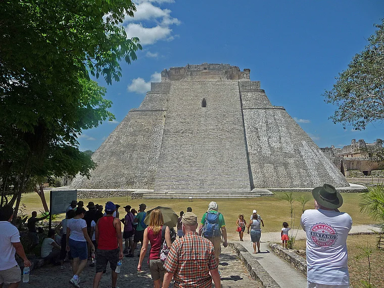 Mexiko Uxmal Adivino Pyramide