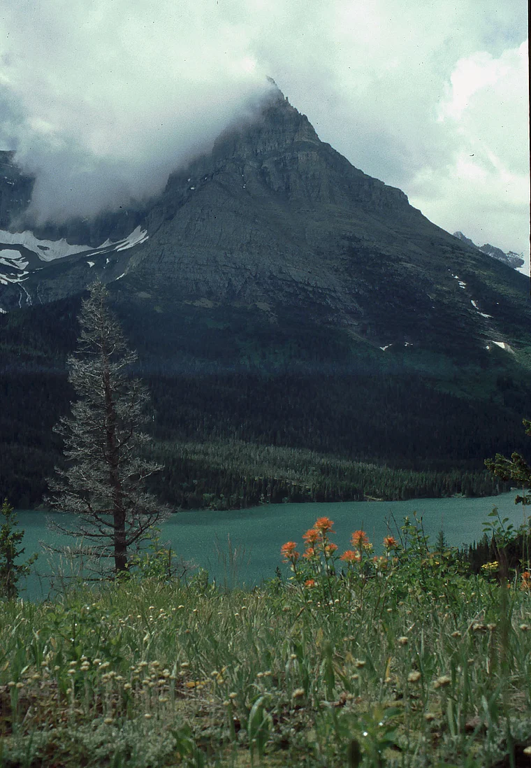 Montana Glacier National Park Landschaft mit Berg