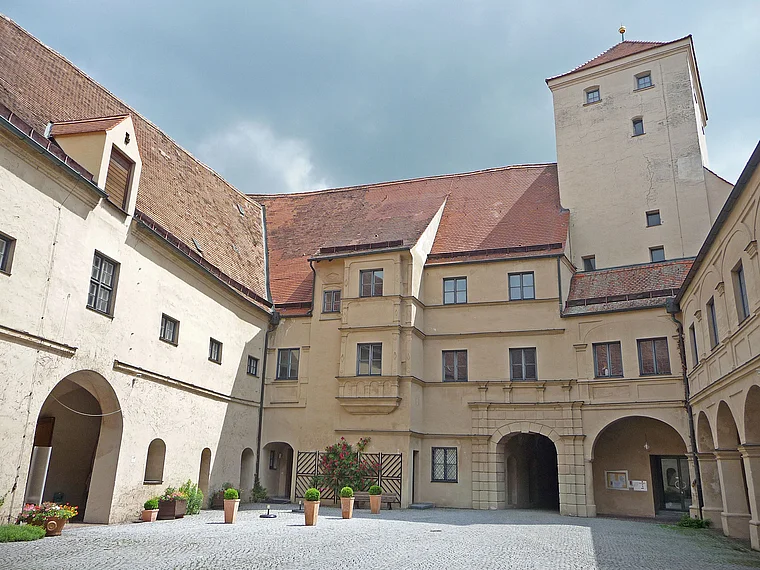 Friedberg Bayern Schloss Innenhof
