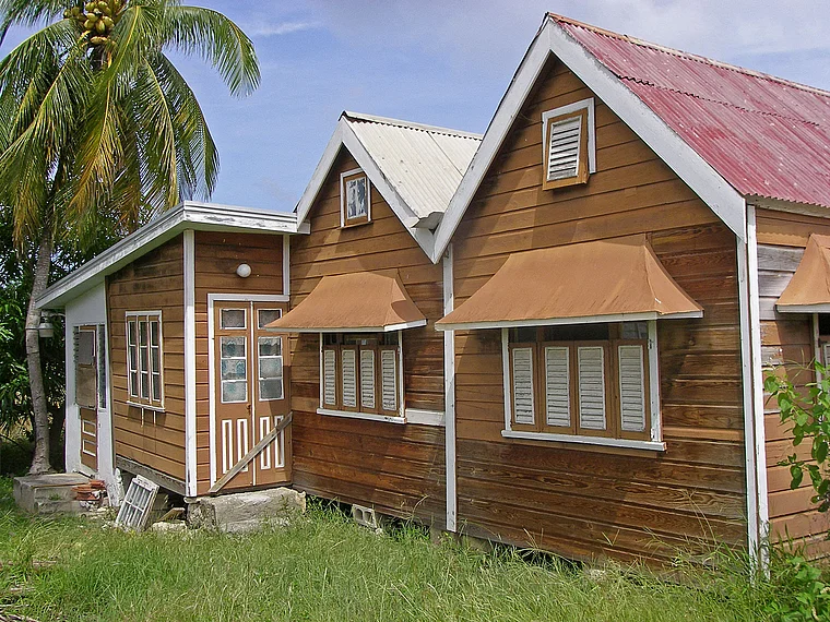 Barbados Hütten Zuckerrohrarbeiter