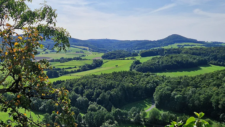 Hofbieber Schloss Bieberstein Panorama