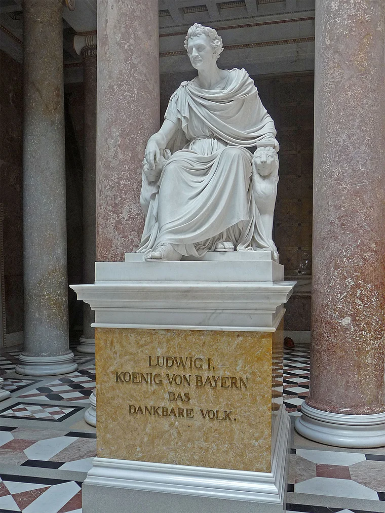 Donaustauf Walhalla Büste Ludwig I. von Bayern
