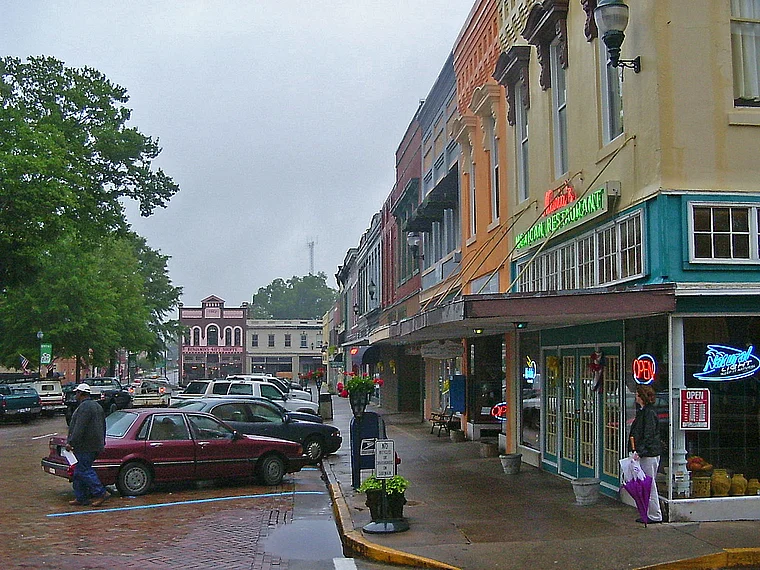 South Carolina Abbeville Stadtzentrum