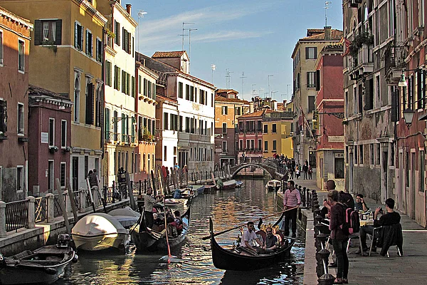 Venedig Rio Marin Gondeln