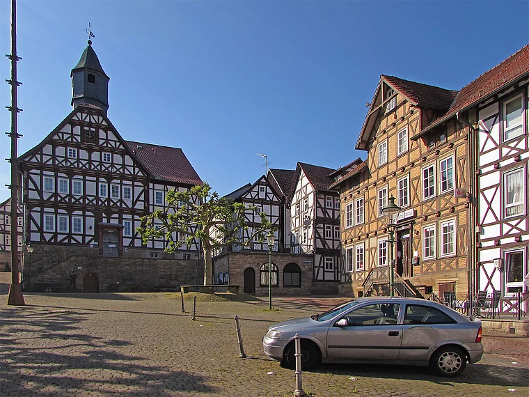 Sontra Marktplatz Rathaus