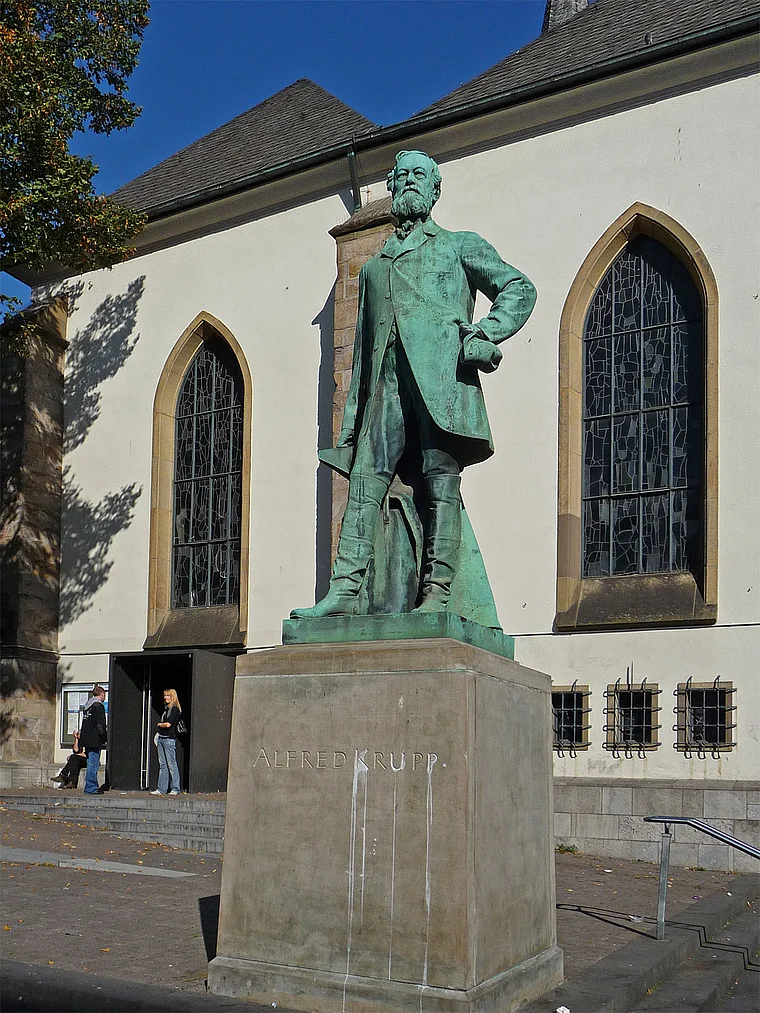 Essen Marktkirche Denkmal Alfred Krupp