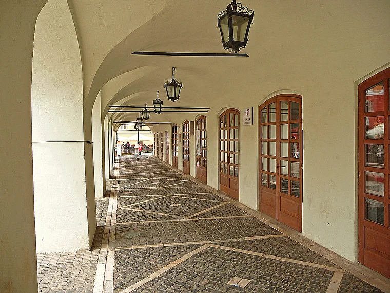 Rumänien Sibiu Kleiner Ring Arkaden