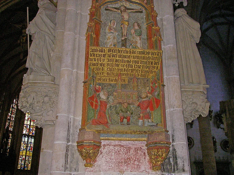 Ulm Münster Säulenrelief