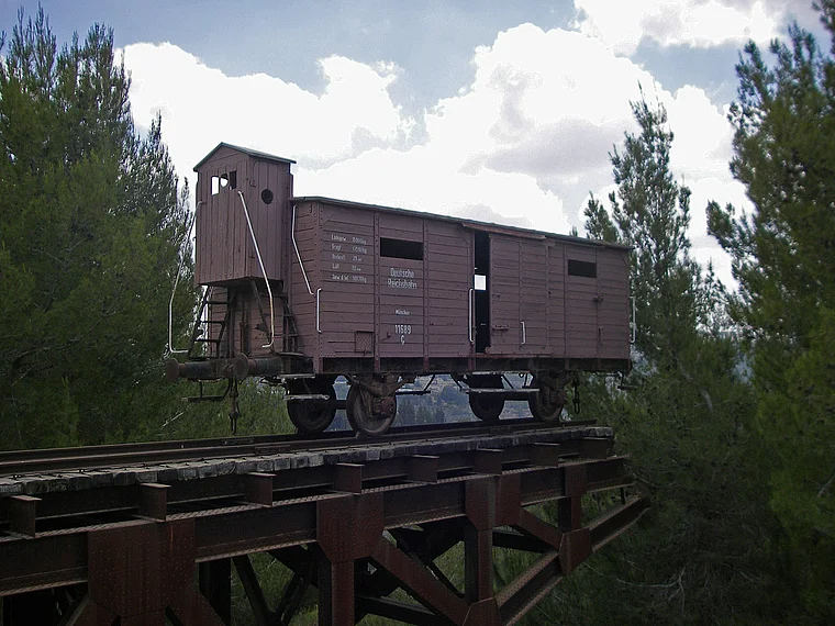Jerusalem Yad Vashem Güterwagen