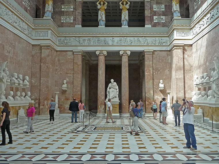 Donaustauf Walhalla Ruhmeshalle Totale