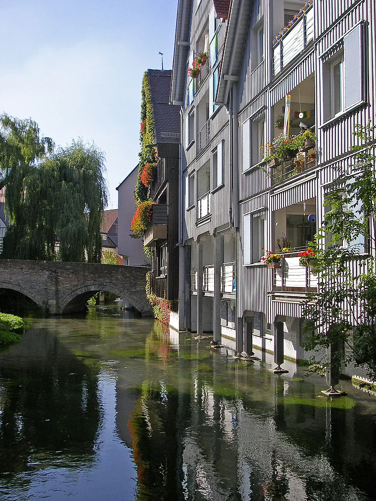 Ulm Fischer und Gerberviertel ohne Touristen