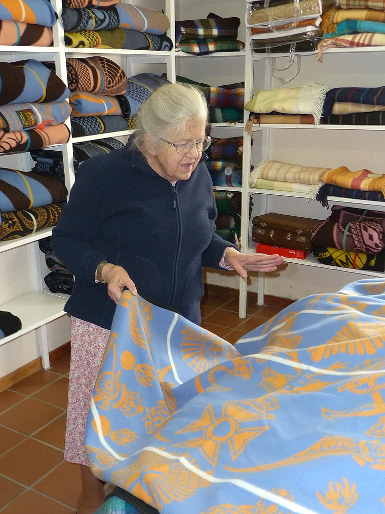 Clarens Südafrika Verkauf von Wolldecken
