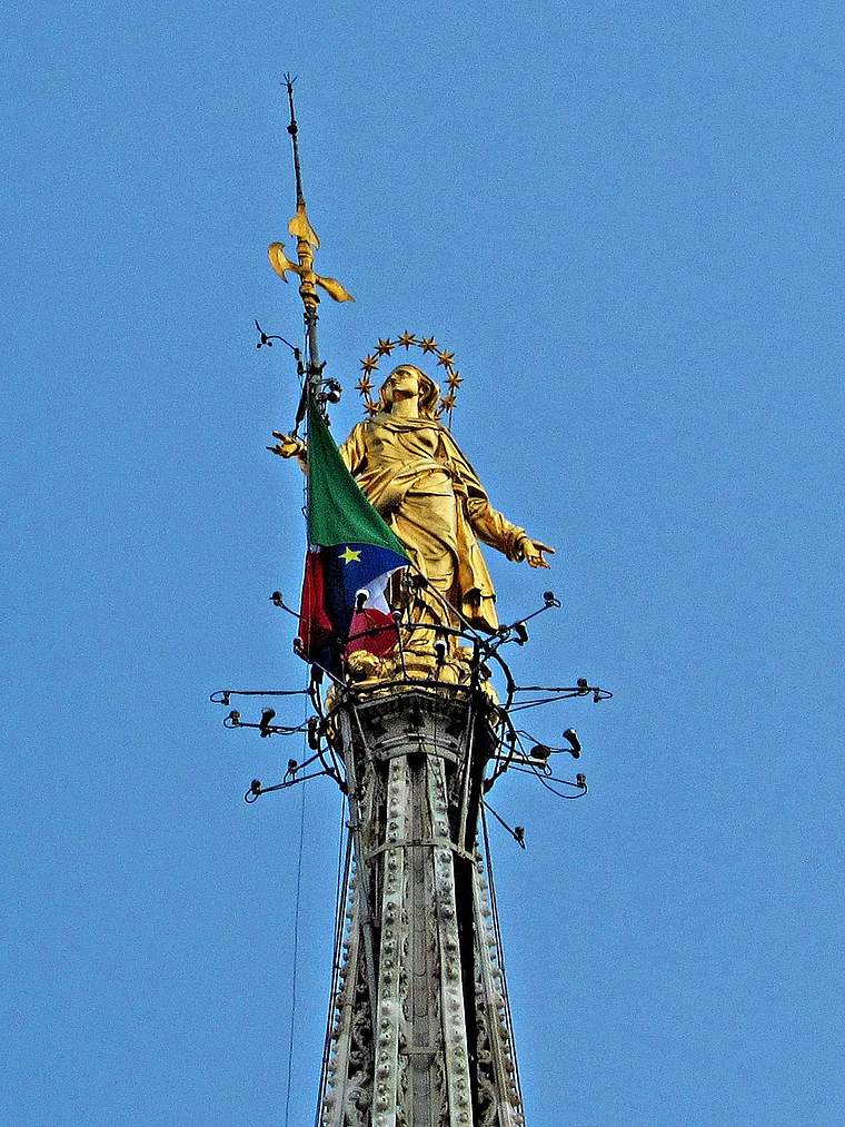 Mailand Dom Madonna auf dem Dach