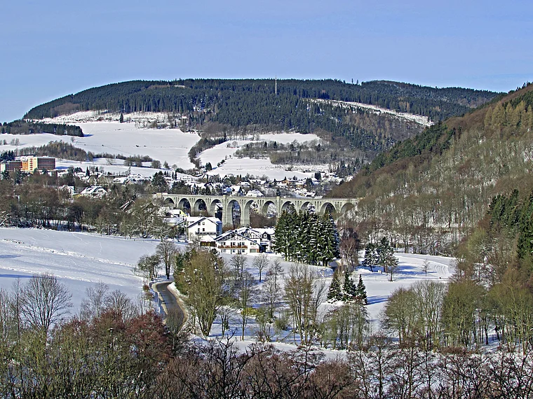 Willingen Viadukt Winter