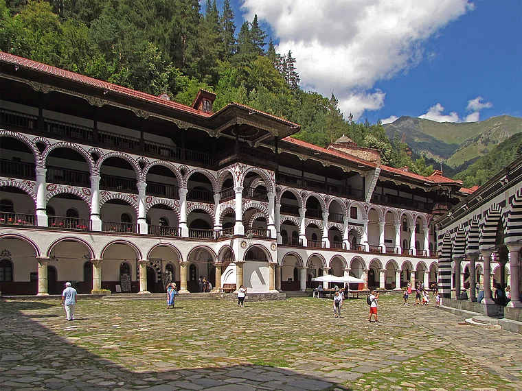 Bulgarien Rila-Kloster Wirtschaftsgebäude