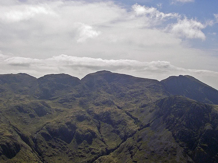 Lake District Blick vom Great Gable zum Scafell Pike