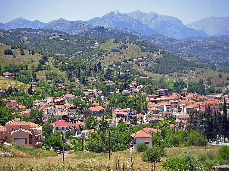 Peloponnes Kalavrita Totale