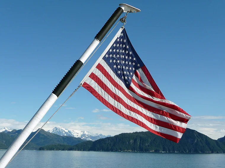 Alaska amerikanische Flagge