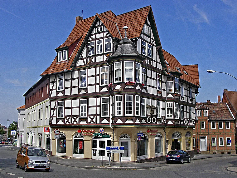 Helmstedt Fachwerk Santander Bank