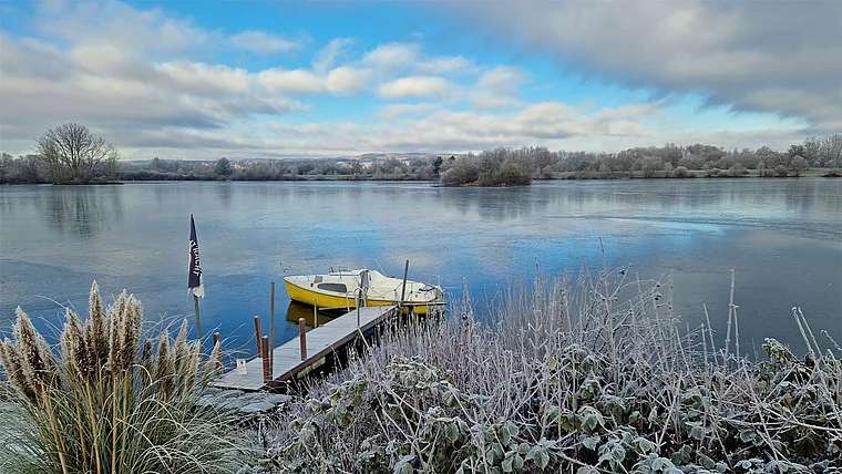 Wetzlar Dutenhofener See Winter