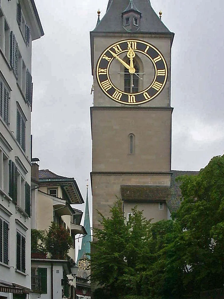 Zürich St. Peter Turmuhr