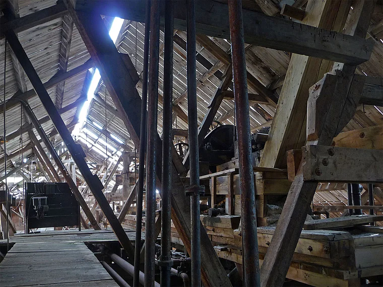 Alaska Kennecott Kupferhütte innen