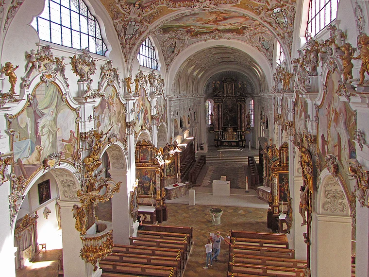 Steingaden Klosterkirche innen