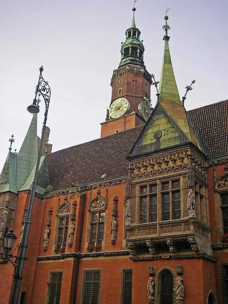 Breslau Rathaus Südseite