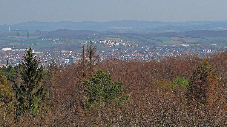 Hermannsdenkmal Blick auf Detmold