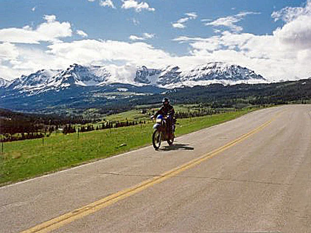 Glacier National Park USA Motorrad